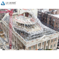 Lightweight Steel Space Frame Glass Dome Roof Mall Structure